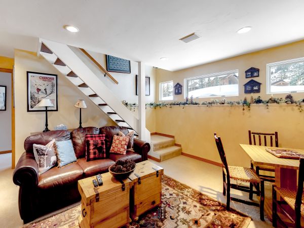 Steps to East Vail shuttle