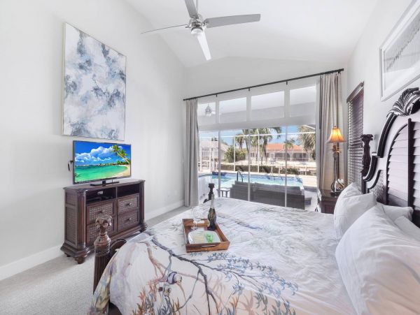 Marco Island 3 Bedroom House with Pool & Canal View