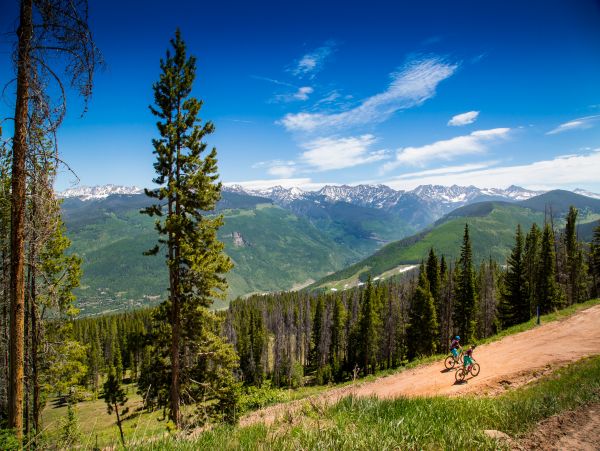 One block to East Vail shuttle
