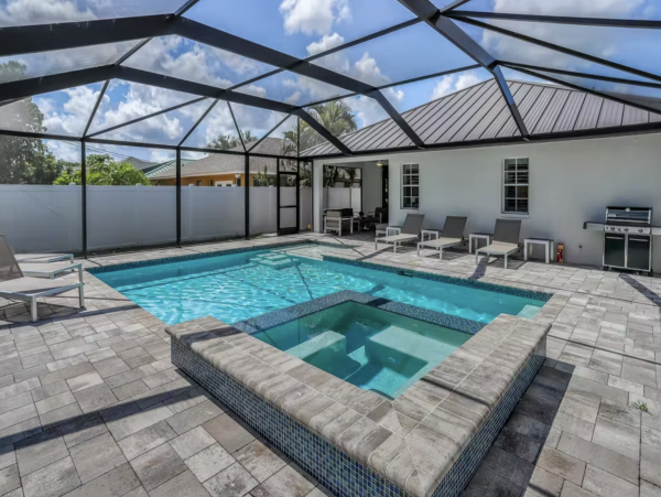 Naples Park Luxury Vacation Rental Home Pool