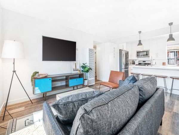 Two bedroom Condo right up from the beach