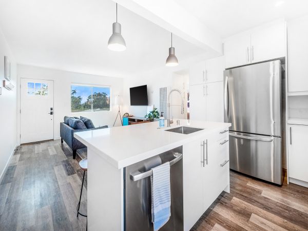 Two bedroom Condo right up from the beach