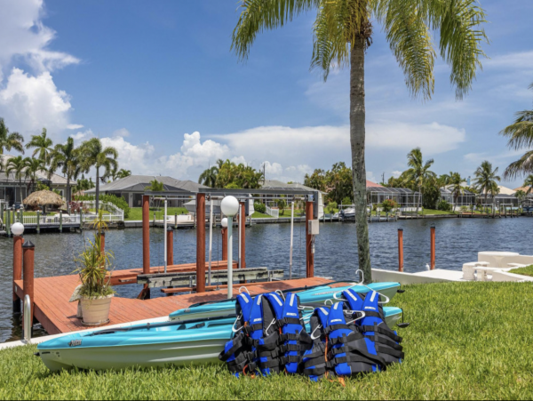 Stylish Posh Cape Coral Vacation Home with Pool & Boat Dock