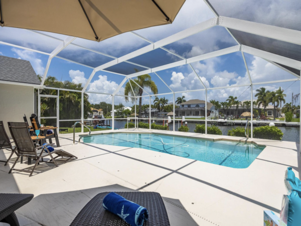Stylish Posh Cape Coral Vacation Home with Pool & Boat Dock