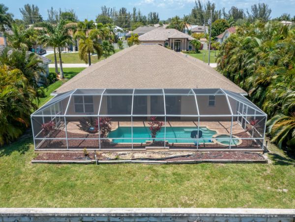 Cape  Coral House with Pool & Canal view