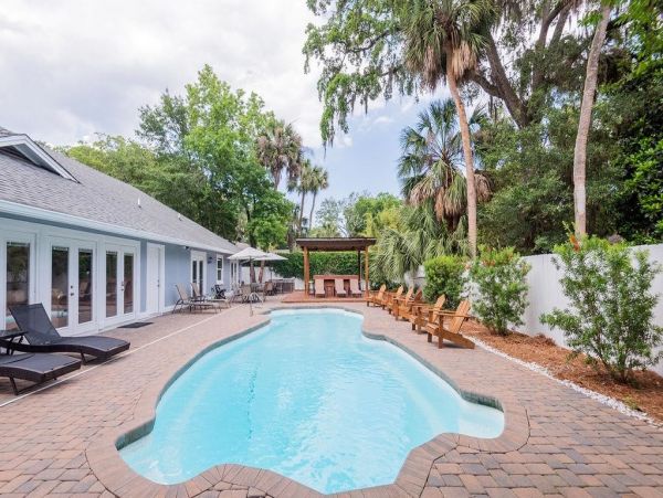 Charming Vacation Pool Home - Short Walk to Beach