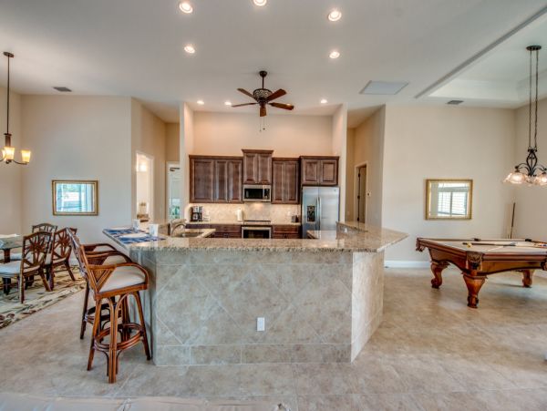 Waterfront 8 Bedroom Vacation Home in Cape Coral