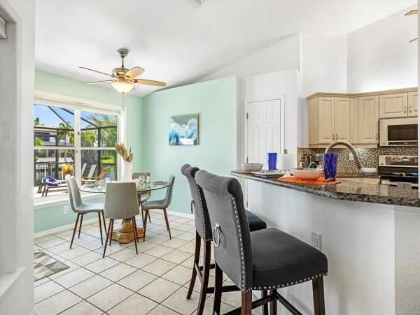 Cape Coral Vacation Pool Home Canal Views Three Bedroom
