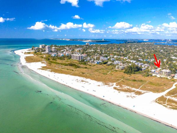 3 Bedroom Oceanfront Apartment, pet friendly, best location in Siesta Key
