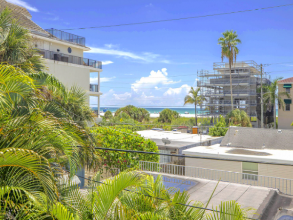 Three Bedroom, Three Bathroom Condo with Ocean views and shared pool.