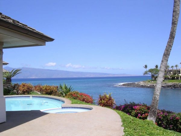 Ocean Front Three Bedroom Vacation Home with Pool & Spa