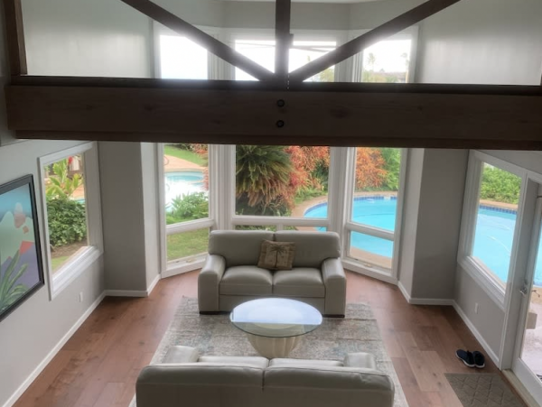 Ocean Front Three Bedroom Vacation Home with Pool & Spa