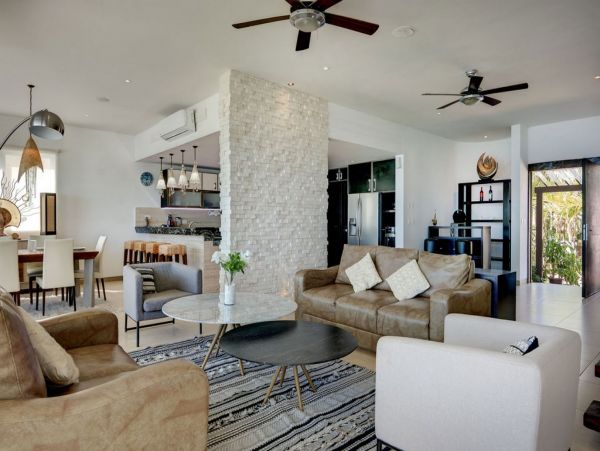 Oceanfront Riviera Maya Vacation Pool Villa Four Bedroom