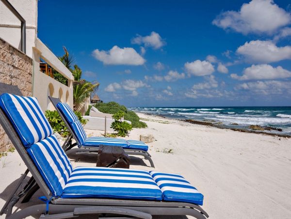 Oceanfront Riviera Maya Vacation Pool Villa Four Bedroom
