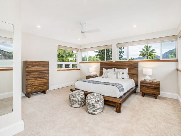 Walk to beach Princeville Vacation Home Three Bedroom
