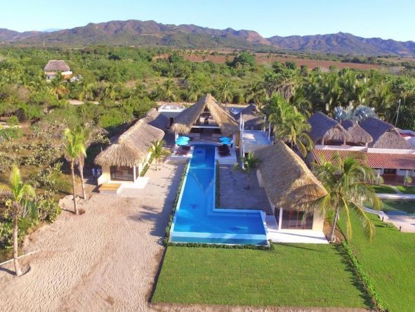 On Beach Oaxaca Vacation Pool Villa Nine Bedroom