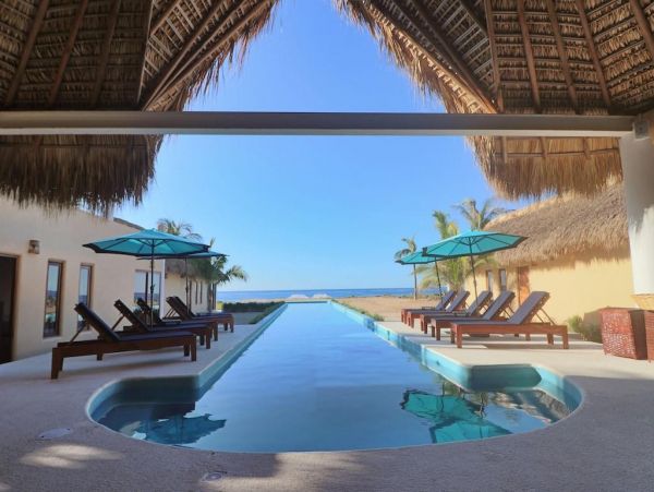 On Beach Oaxaca Vacation Pool Villa Nine Bedroom