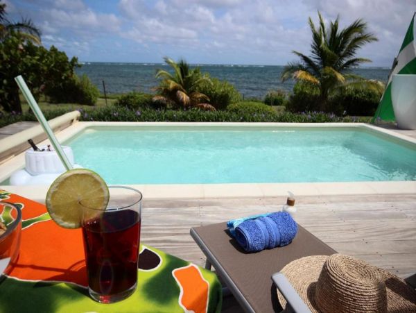Oceanfront Martinique Vacation Home Three Bedroom