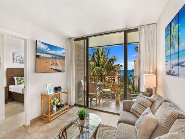 Ocean Views Kahana Vacation Condo Two Bedroom