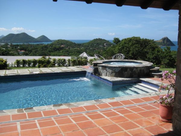 Charming Vacation Pool Villa in St. Lucia Three Bedrooms