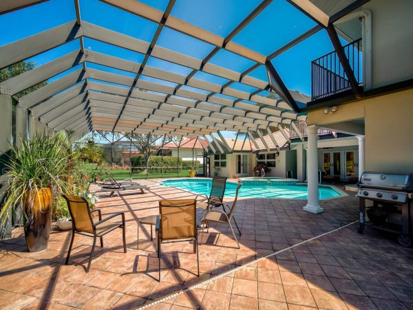 Beautiful screened in lanai ready for relaxation and fun filled days