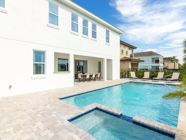 Stunning Vacation Home with Private Pool  14-Bed Orlando Luxury Rental Near Disney