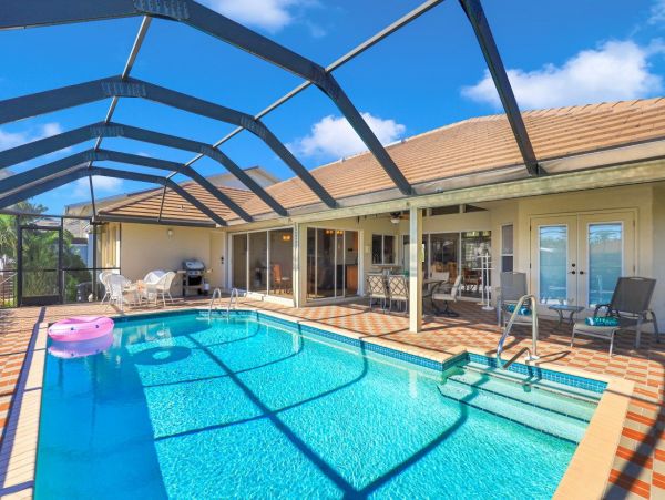 Marco Island 3 Bedroom Home with Pool & Dock