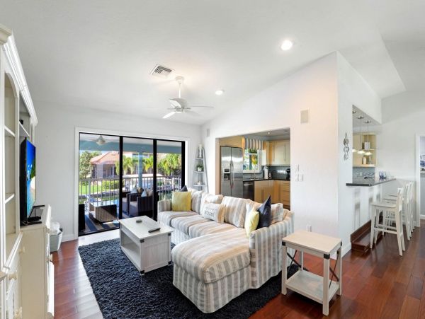 Three Bedroom Home with Canal View & Dock