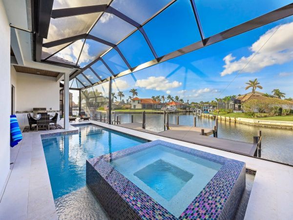 Luxury Marco Island Home with Private Pool, Dock & Spa