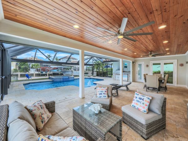 Canal-Front Vacation Home with Pool and Boat Dock in Naples
