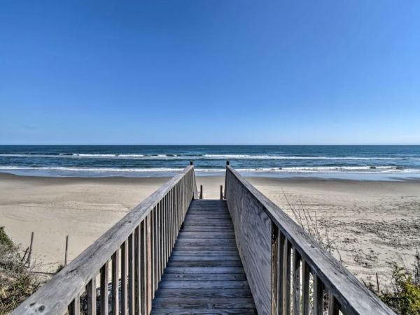 Oceanfront Home in North Carolina with Saltwater Pool