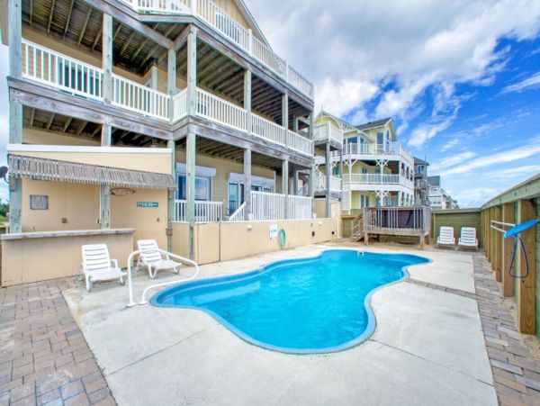 Gorgeous 6 Bedroom Oceanfront Home with Pool & Game Room