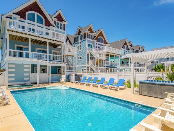 Oceanfront Kill Devil Hills Vacation Home Twelve Bedroom