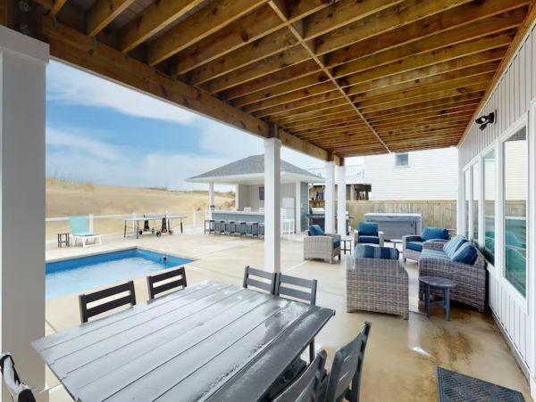 Ocean Front Eight Bedroom Vacation Home in Virginia Beach