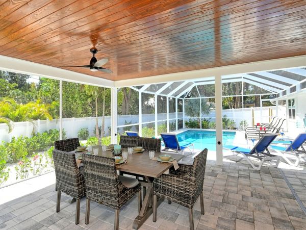 Colorful Siesta Key Vacation Rental Home with Private Pool