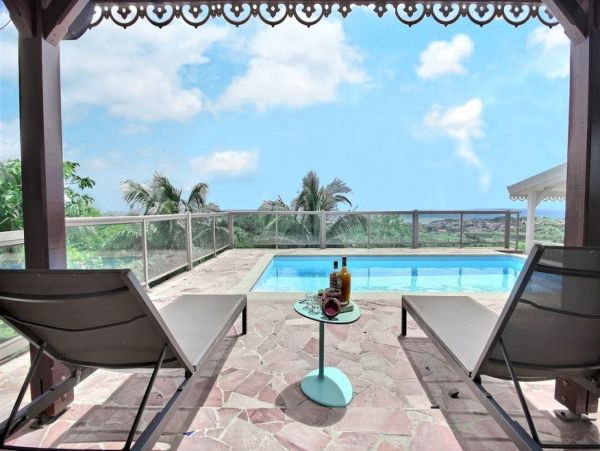 Martinique Private Two Bedroom Luxury Villa Pool