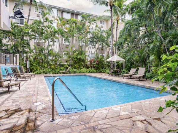Oahu One Street from the Beach 2 Bedroom Vacation Condo