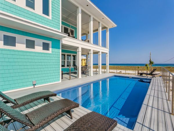 Gulf View Navarre Beach Four Bedroom Vacation Rental Home