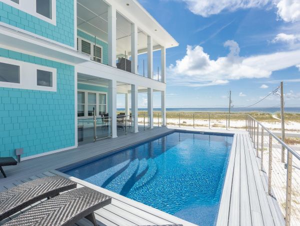 Gulf View Navarre Beach Four Bedroom Vacation Rental Home