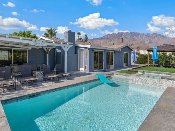 A Chic Four-Bedroom Palm Springs Home With A Private Pool And Hot Tub