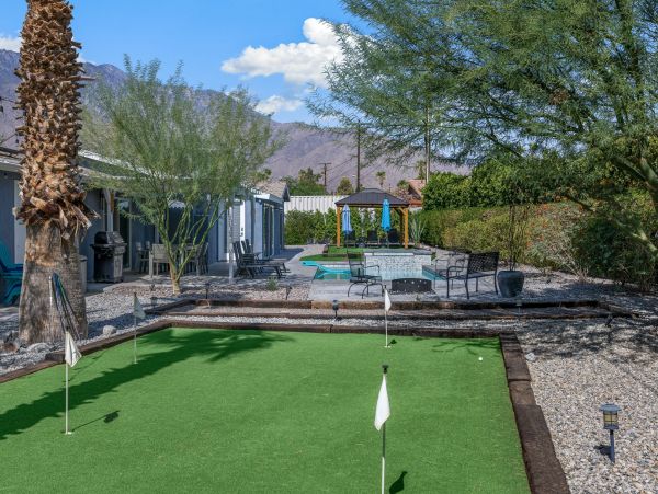 A Chic Four-Bedroom Palm Springs Home With A Private Pool And Hot Tub