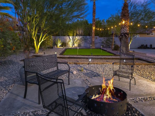 A Chic Four-Bedroom Palm Springs Home With A Private Pool And Hot Tub