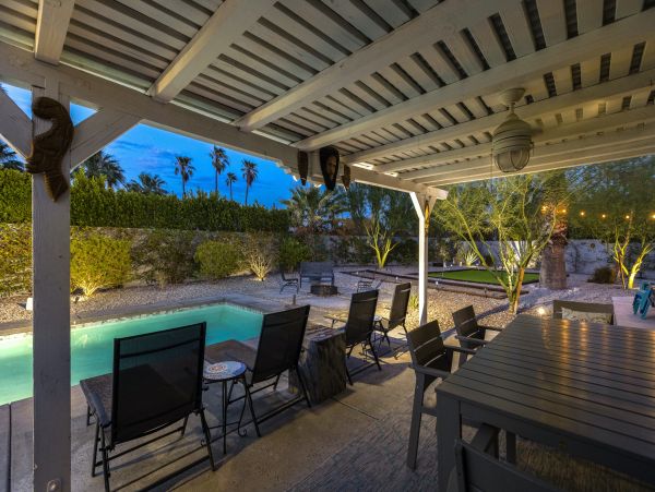 A Chic Four-Bedroom Palm Springs Home With A Private Pool And Hot Tub