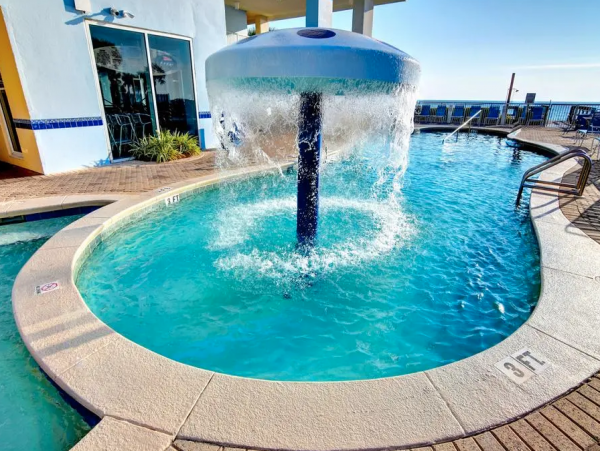 Exceptional views from this nice looking unit