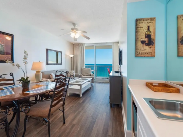 Exceptional views from this nice looking unit