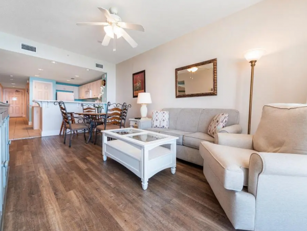Exceptional views from this nice looking unit