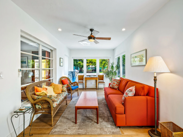 Adorable Two Bedroom Home with Caged Pool & Great Location