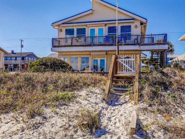 Florida Gulf Front Vacation Rental Amelia Island Beachfront Home Stunning Views