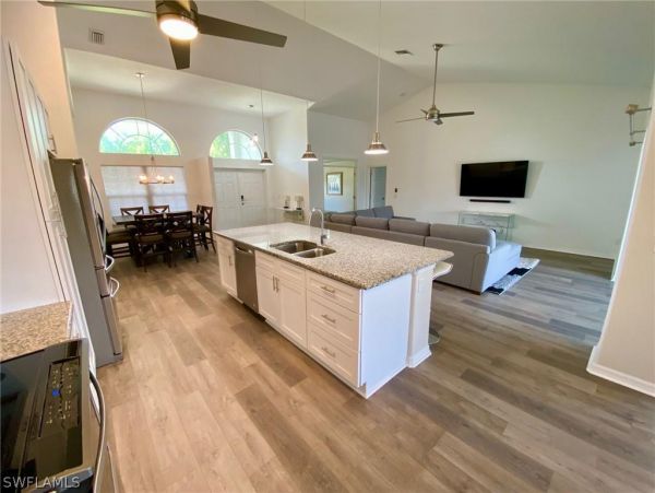 Water Views Cape Coral Vacation Pool Home Three Bedroom