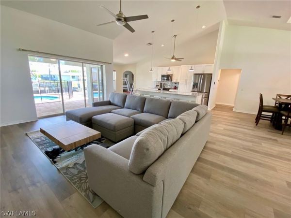 Water Views Cape Coral Vacation Pool Home Three Bedroom